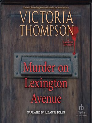 cover image of Murder on Lexington Avenue